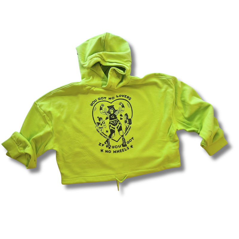 🌠Starlight Express ''Lovers'' Collab Cropped Hoodie - Frozen Yellow