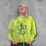 🌠Starlight Express ''Lovers'' Collab Cropped Hoodie - Frozen Yellow