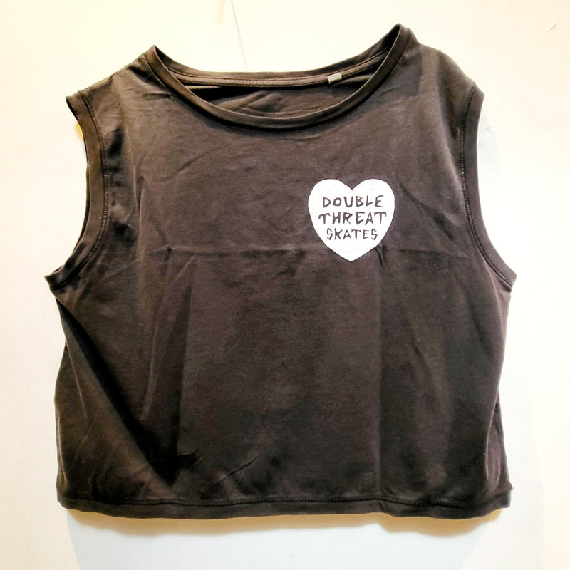 Queen of Skates Cropped Muscle Tanks