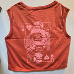 Queen of Skates Cropped Muscle Tanks