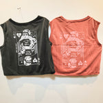 Queen of Skates Cropped Muscle Tanks