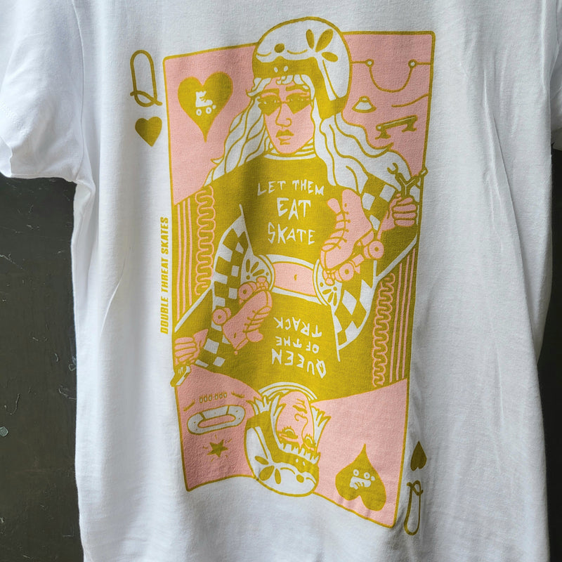 Queen of Skates White T-Shirt