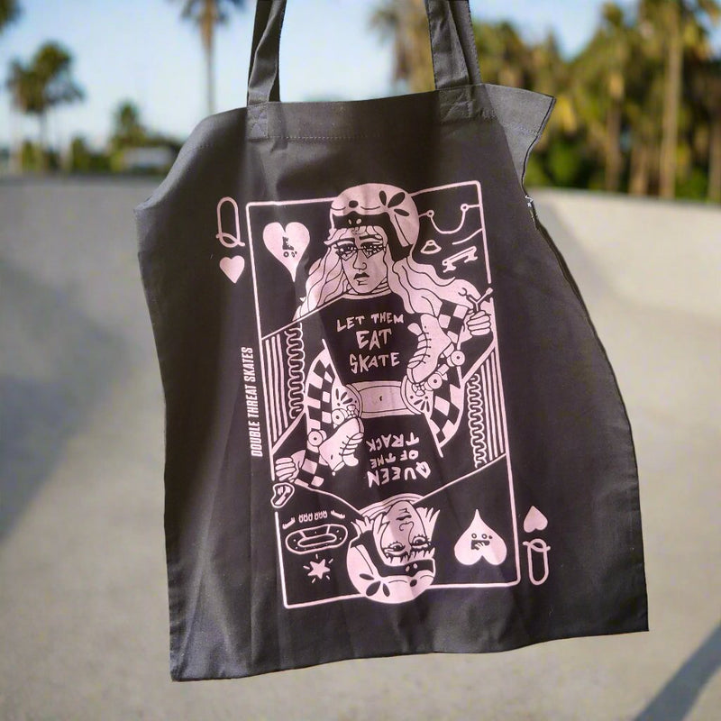 Queen of Skates Tote Bags