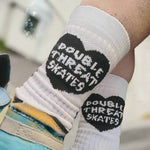 Double Threat Skate Socks