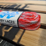 108''/274cm STYLE PATTERNED Waxed Derby Laces