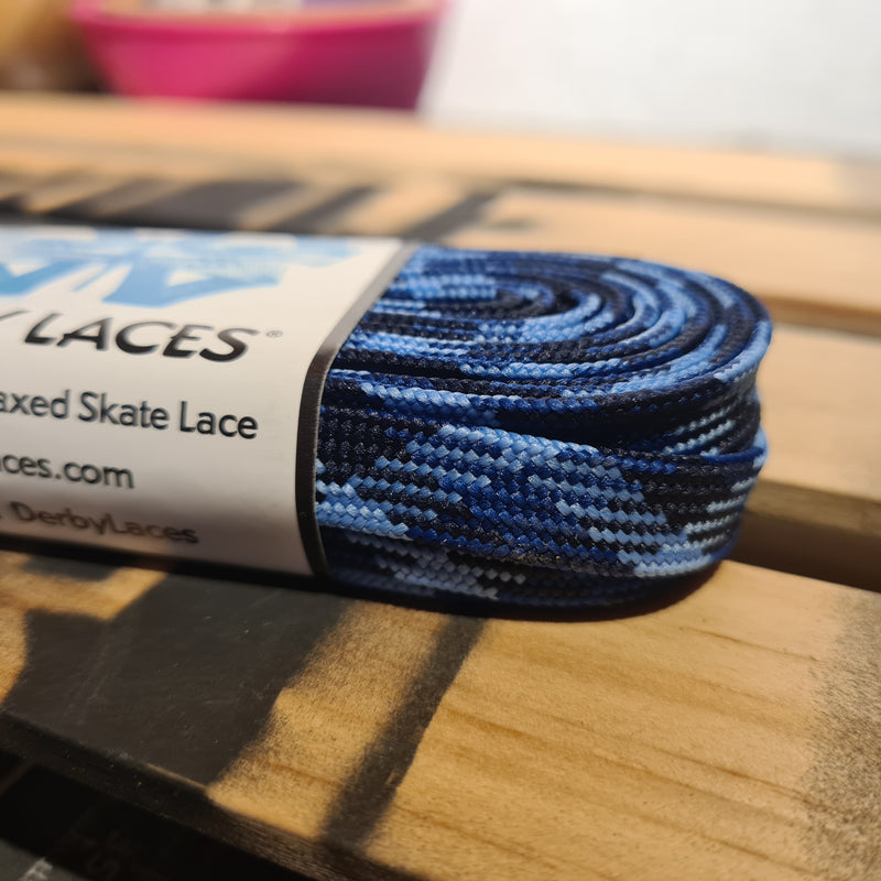 108''/274cm STYLE PATTERNED Waxed Derby Laces