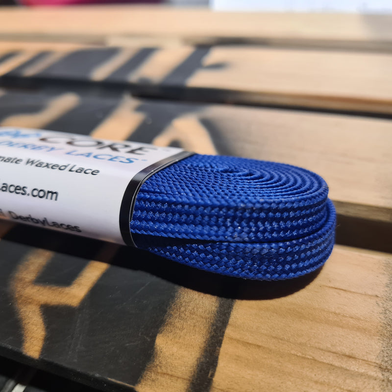 96''/244cm SOLID COLOUR Waxed Derby Laces