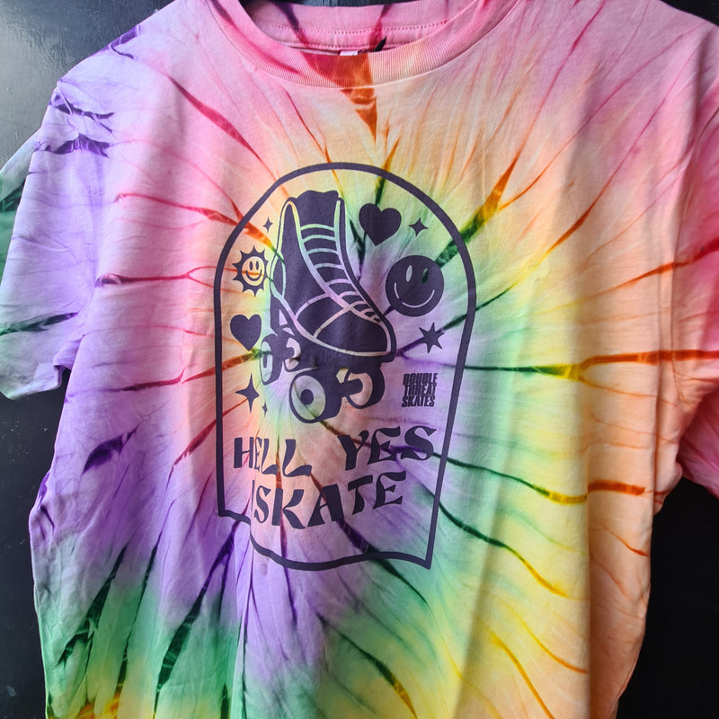 Hell Yes Tie Dye T-Shirt (All Gender Fit)